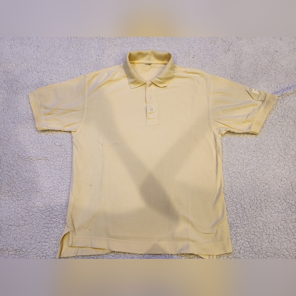 Yellow Long-Sleeve Men's Shirt Size Large